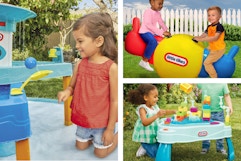 walmart little tikes toy sale collage
