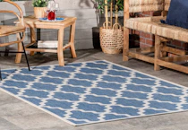 NuLoom Outdoor Blue Rug