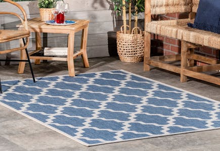 NuLoom Outdoor Blue Rug