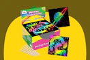 Rainbow Scratch Paper Art Notes