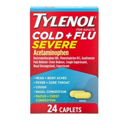 Tylenol Cold + Flu Severe Caplets
