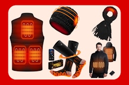 $20 Heated Vest, $70 Heated Jacket, $13 Hand Warmers – Limited Amazon Deals card image