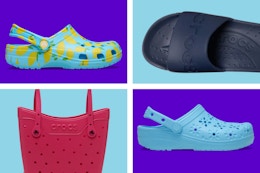 Crocs Adult Slides, Crocs Adult Fruits Clogs, Crocs Adult Floral Cut-Out Clogs, Crocs Medium Tote