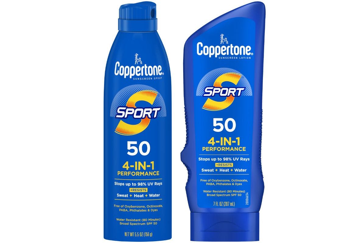 2 Coppertone Sport Sunscreens