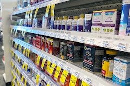 vitamin aisle in a store