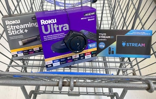 roku and tivo streaming devices in walmart cart