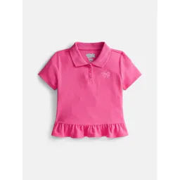 Wonder Nation Kids' Peplum Polo Shirt