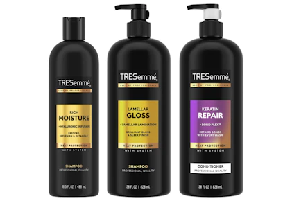 3 Tresemme Hair Care Products