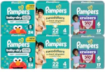 6 Pampers Diaper Packs