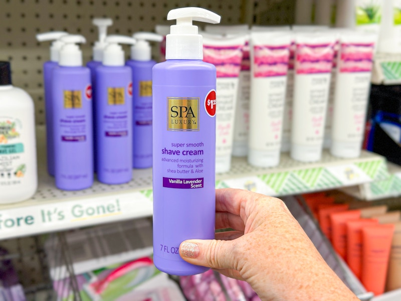 dollar tree spa luxury shave cream