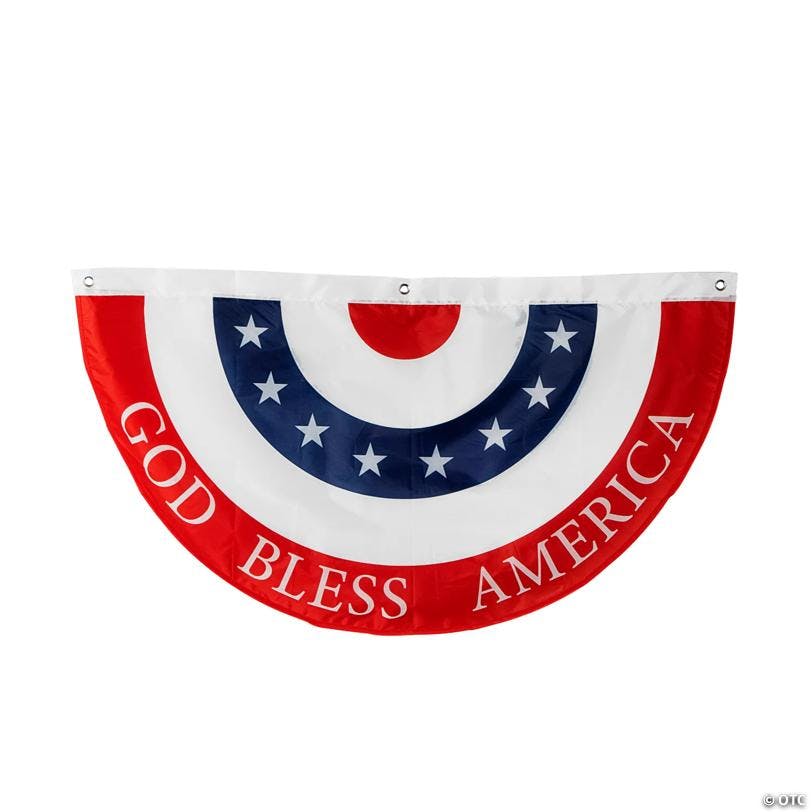 God Bless America Bunting