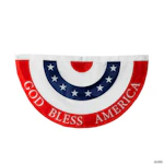 God Bless America Bunting