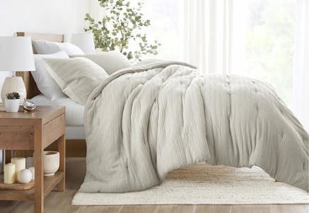 Textured Comforter Set