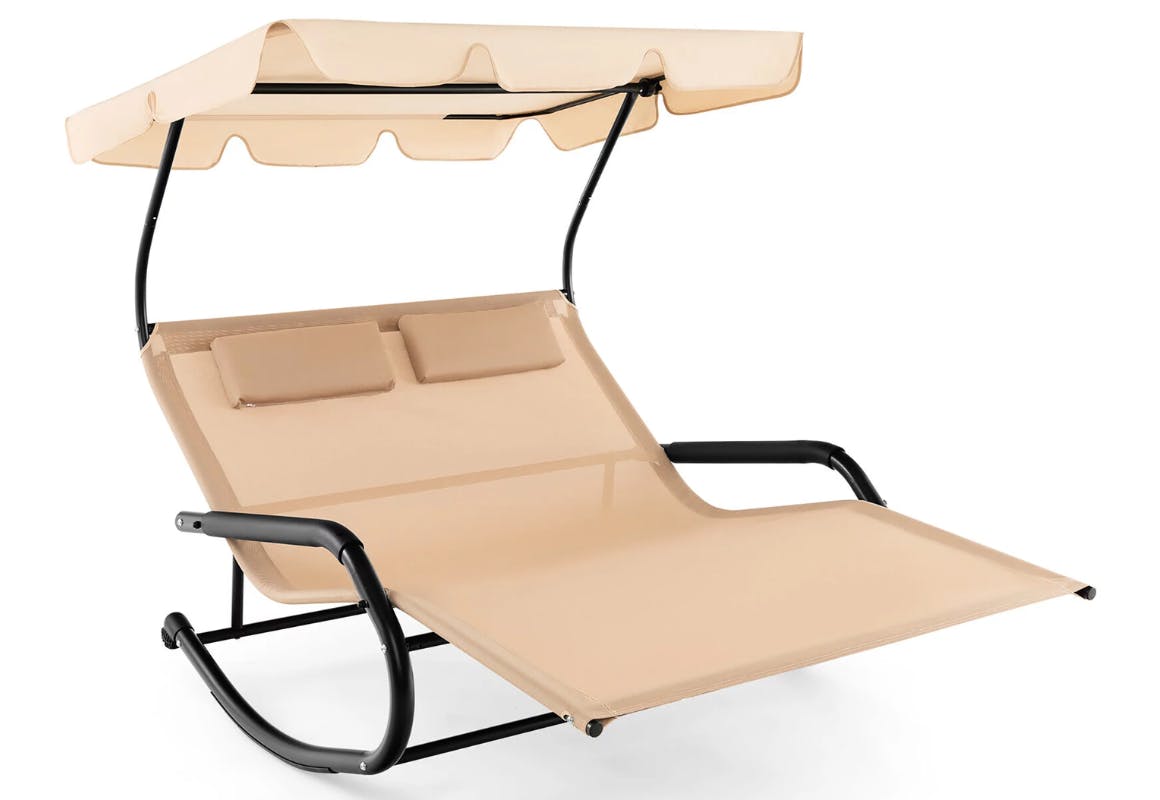 Gymax Rocking Lounge Chair