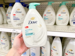 Dove Sensitive Skin Body Wash 3-Pack, as Low as $13.27 on Amazon (Reg. $33) card image