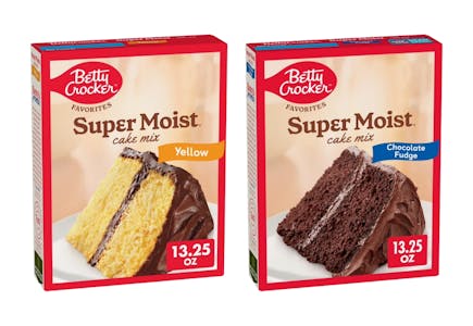 2 Betty Crocker Cake Mixes