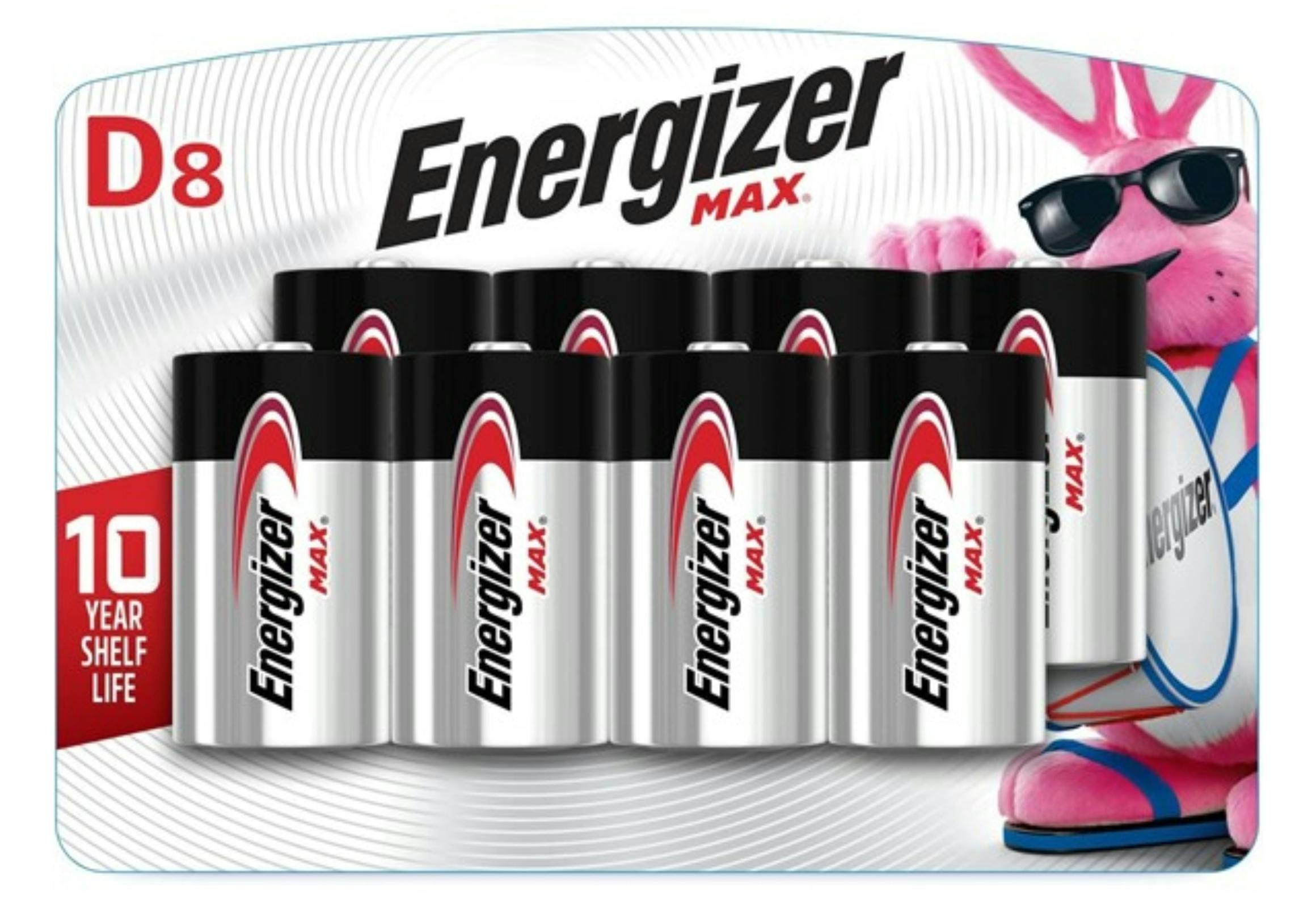 Energizer D Alkaline Batteries
