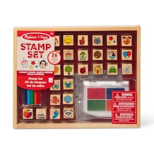 Melissa & Doug Wooden Stamp Set