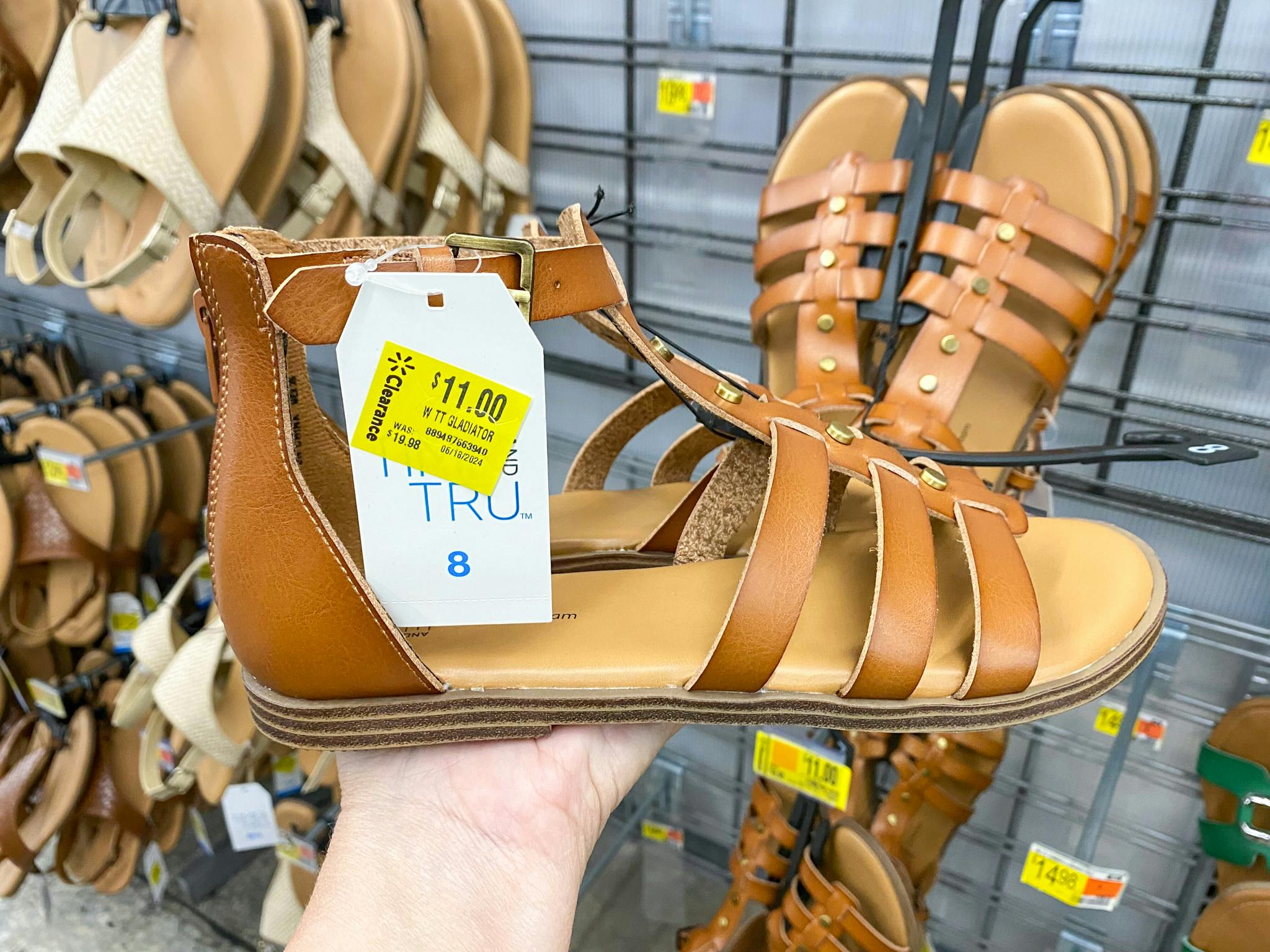 Time and Tru Women’s Gladiator Sandals