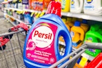 large persil detergent in a cart