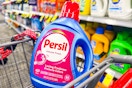 large persil detergent in a cart