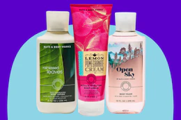 bottles of lotion and body wash