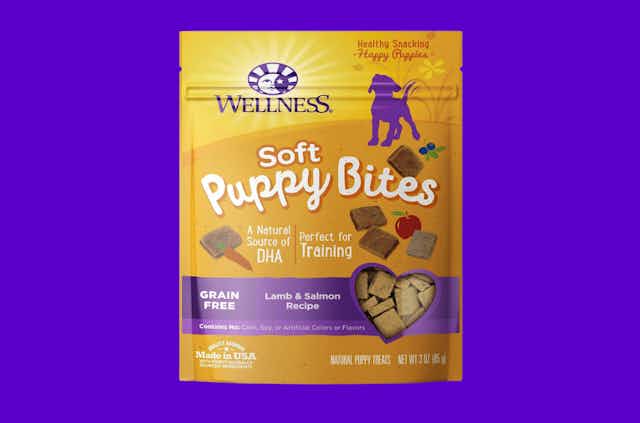 Wellness Soft Puppy Bites Dog Treats, as Low as $2.80 on Amazon card image
