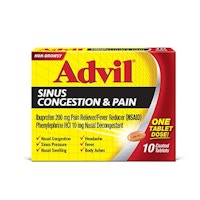2 Advil Sinus Congestion Relief Boxes