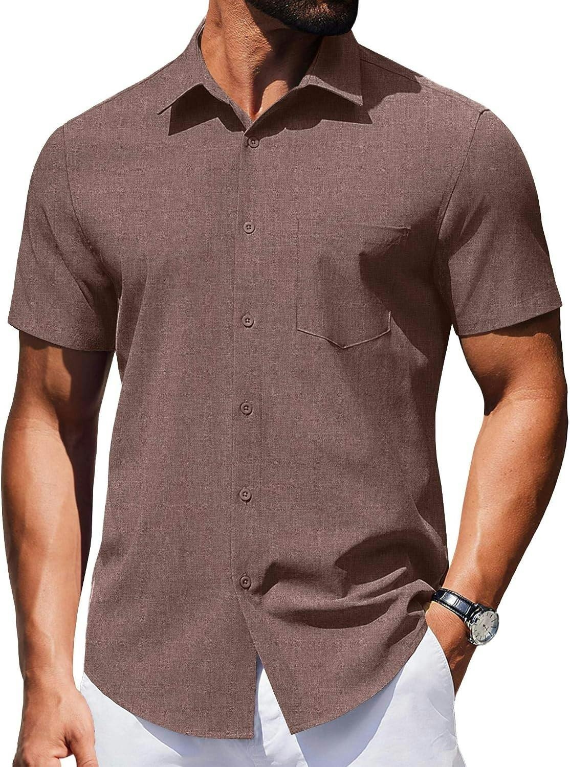 COOFANDY Men's Short Sleeve Shirt
