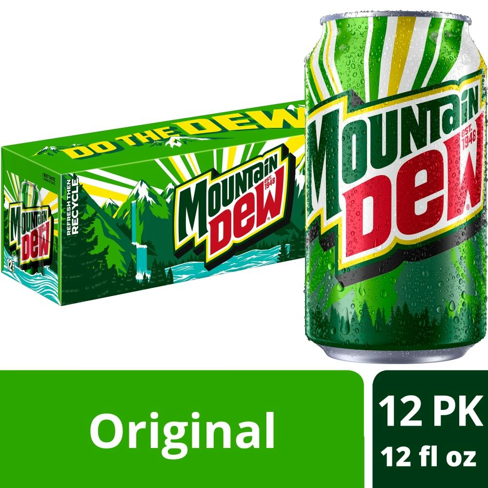 Mountain Dew Soda 12-Pack