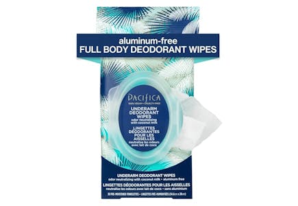 Pacifica Deodorant Wipes