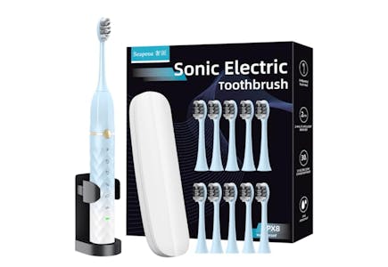 Sonic Electric Toothbrush Set