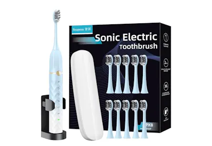 Sonic Electric Toothbrush Set