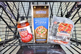 delallo pizza products in shopping cart