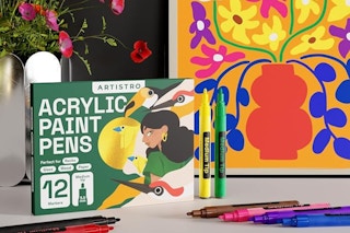 Package of acrylic paint pens. B01N5HUE1P