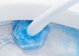 a Clorox ToiletWand cleaning a toilet