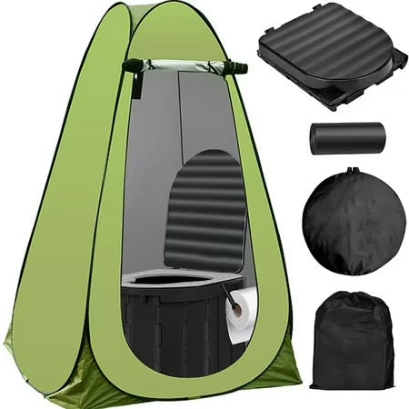Portable Camping Toilet Set