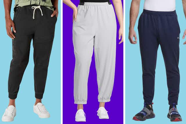 Clearance Joggers for Adults, $20 and Under card image