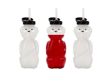 Bear Cups With Straws
