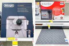 delonghi, instant pot, and rugs side by side target clearance