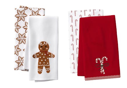 Wondershop Christmas Tea Towel Set