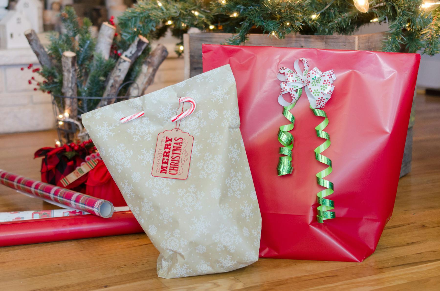 How to Make a Gift Bag Out of Wrapping Paper - A Beautiful Mess