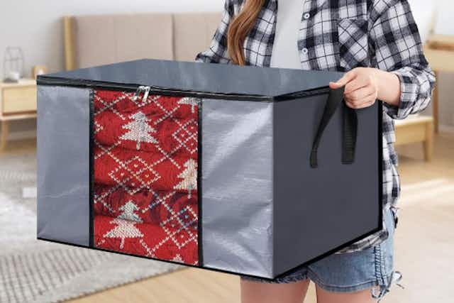 Large Storage Bags 6-Pack, Just $10 on Amazon  card image