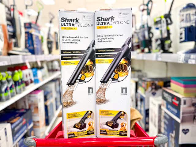 Handheld Shark Vacuum, Only $57 at Target card image
