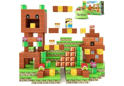 Mine Magnetic Blocks Building Set