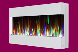 Stock image of the Cambridge Wall Mounted Electric Fireplace