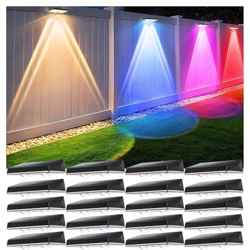 Solar Fence Lights 20-Pack