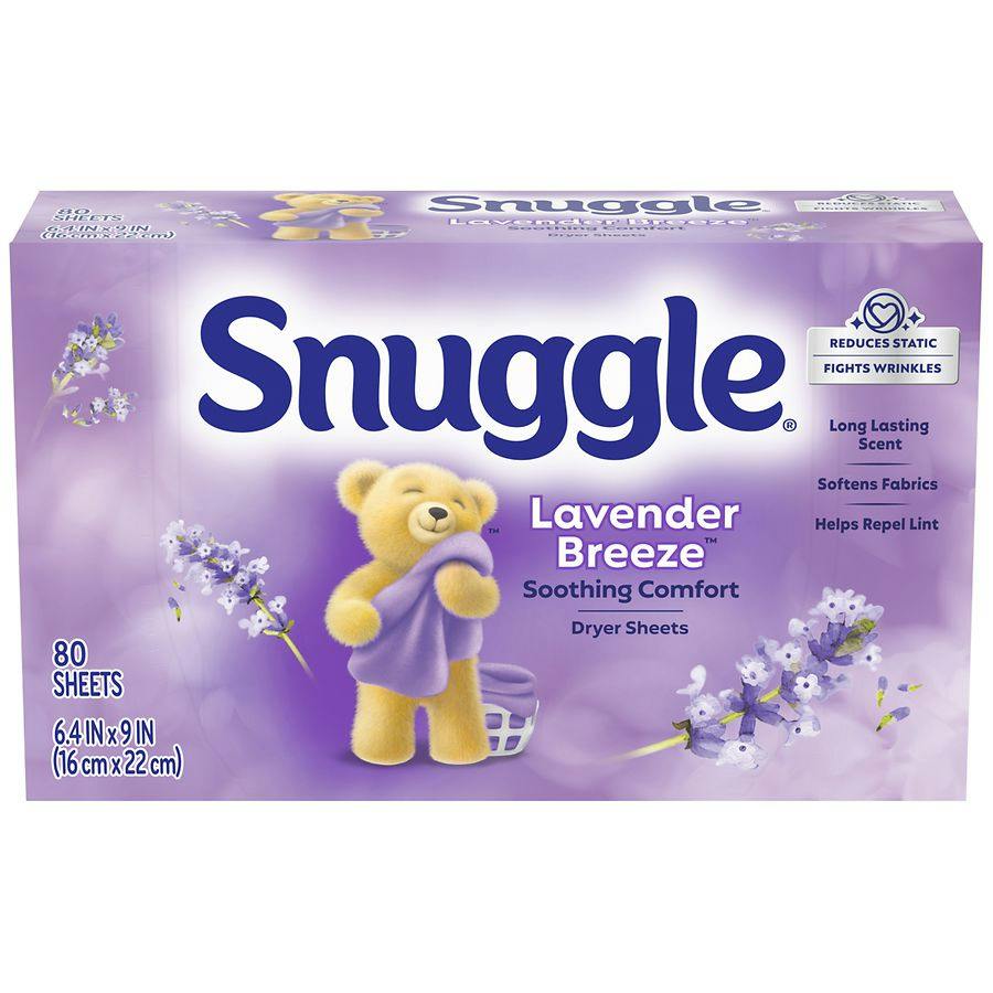 4 Snuggle Dryer Sheet Boxes
