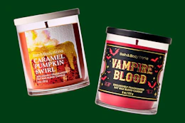 2 Bath & Body Works Single wick Candles