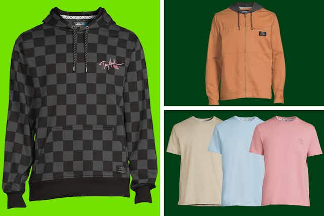 Tony Hawk Men’s Clothing Clearance at Walmart — All Priced Under $10 card image